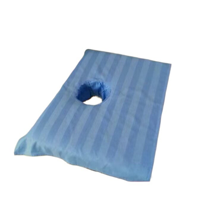 Masažo rankšluostis iš 100% medvilnės, paprastas audinys, reaktyvus dažymas; raštai: dryžiai, tinklelis, vientisas