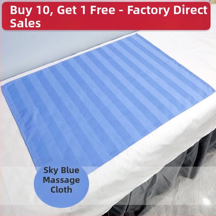 Masažo rankšluostis iš 100% medvilnės, paprastas audinys, reaktyvus dažymas; raštai: dryžiai, tinklelis, vientisas