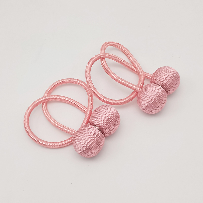 Dvi audinio užuolaidų dirželiai su magnetinėmis sagenimis, paprastas ir šiuolaikiškas stilius, tinkami lovos užuolaidoms ir musės tinklams