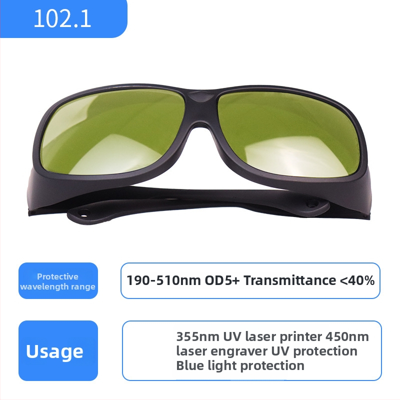 Kaitseprillid Tc-yj-102, valguskiirguse kaitse, läätsede paksus 2 mm, valgusläbilaskvus 40%