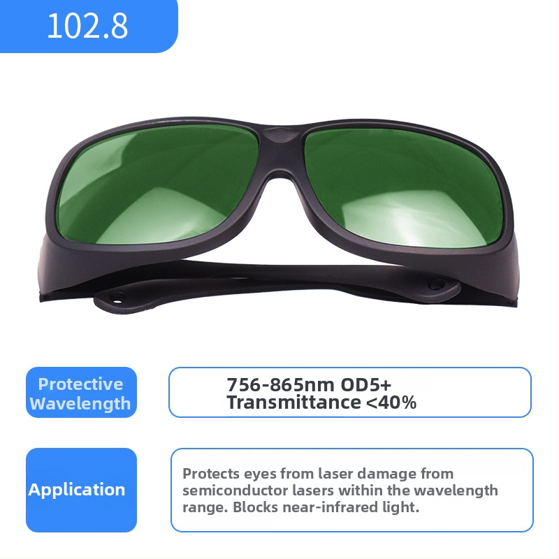 Kaitseprillid Tc-yj-102, valguskiirguse kaitse, läätsede paksus 2 mm, valgusläbilaskvus 40%