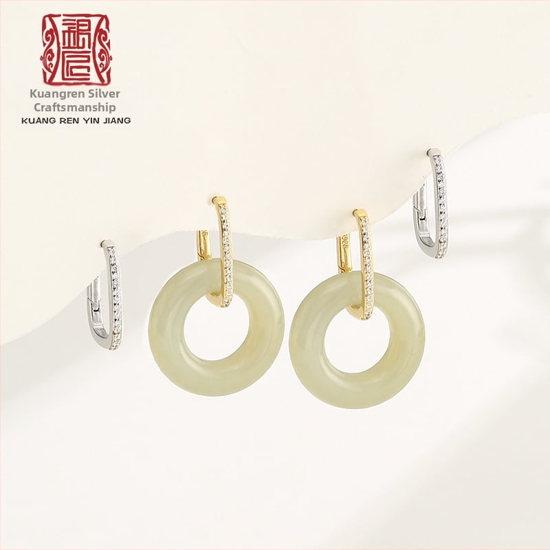 Auskarai – žvaigždžių konstelacijos stilius (925 sidabras; elektroplakavimas; originalus dizainas; Prekės ženklas: Madman Silver Craftsman)