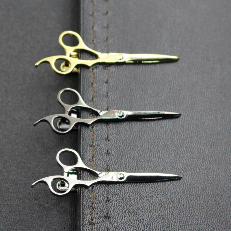 Клип за вратовръзка от мед, плоска глава, унисекс, модерен стил, дължина 4 cm, модел: очила дартс AK47