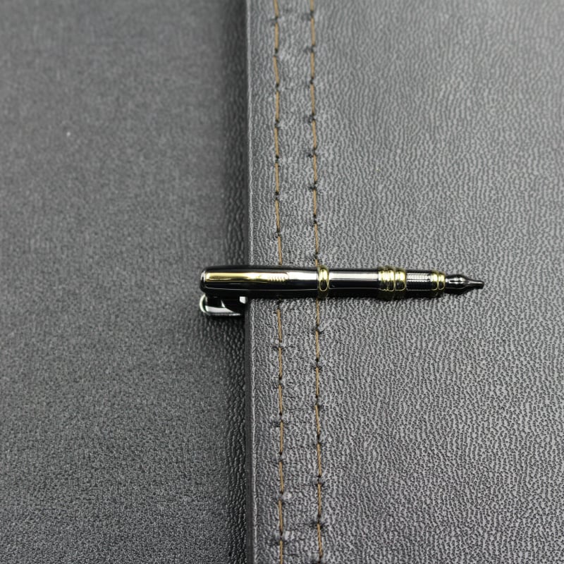 Клип за вратовръзка от мед, плоска глава, унисекс, модерен стил, дължина 4 cm, модел: очила дартс AK47