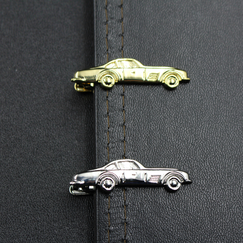 Клип за вратовръзка от мед, плоска глава, унисекс, модерен стил, дължина 4 cm, модел: очила дартс AK47