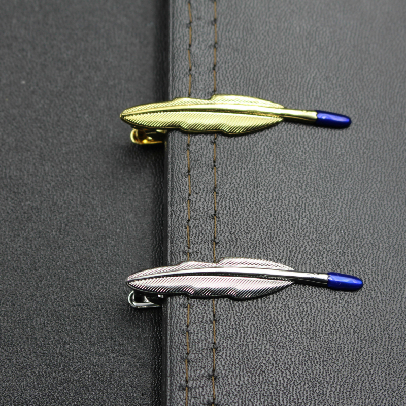 Клип за вратовръзка от мед, плоска глава, унисекс, модерен стил, дължина 4 cm, модел: очила дартс AK47