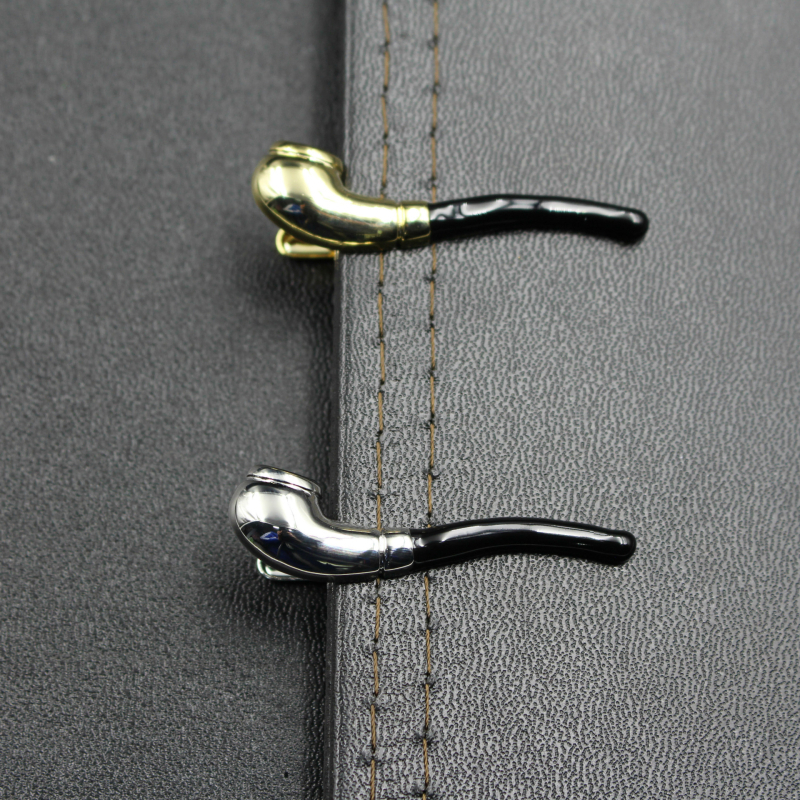 Клип за вратовръзка от мед, плоска глава, унисекс, модерен стил, дължина 4 cm, модел: очила дартс AK47