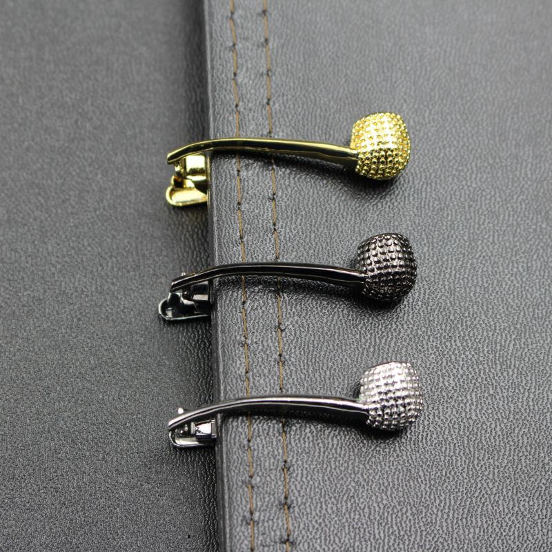 Клип за вратовръзка от мед, плоска глава, унисекс, модерен стил, дължина 4 cm, модел: очила дартс AK47