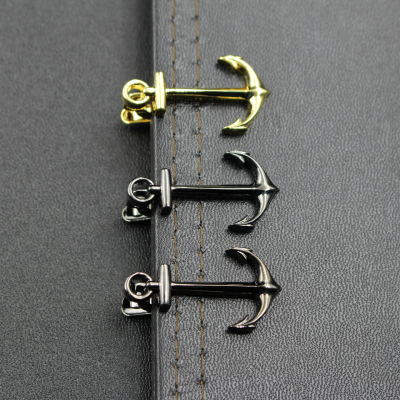 Клип за вратовръзка от мед, плоска глава, унисекс, модерен стил, дължина 4 cm, модел: очила дартс AK47