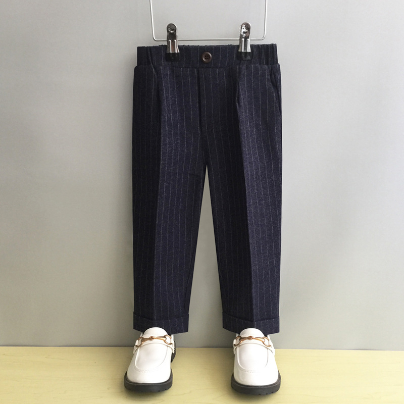 Vaikiškos kelnytės korėjietišku stiliumi berniukams, poliesterio audinys (80%), vidutinio aukščio liemuo su elastine juosta, 3–8 metų amžiaus