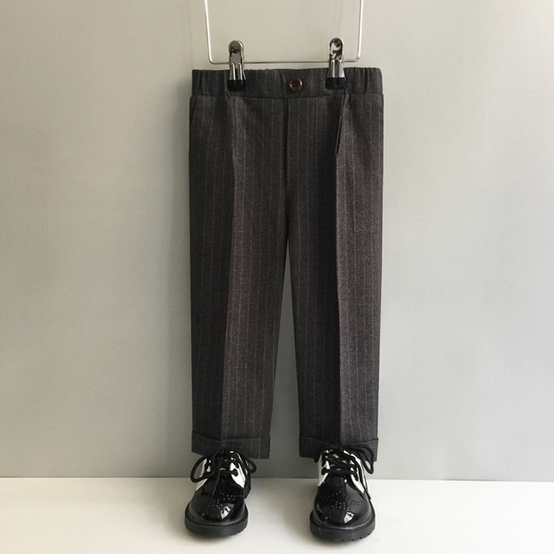 Vaikiškos kelnytės korėjietišku stiliumi berniukams, poliesterio audinys (80%), vidutinio aukščio liemuo su elastine juosta, 3–8 metų amžiaus