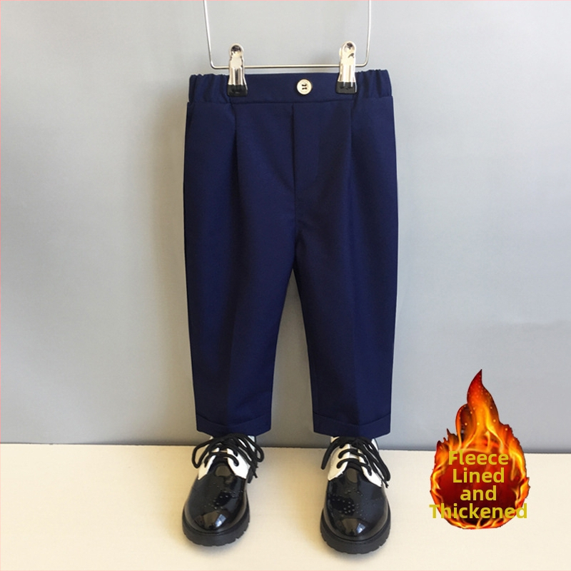 Vaikiškos kelnytės korėjietišku stiliumi berniukams, poliesterio audinys (80%), vidutinio aukščio liemuo su elastine juosta, 3–8 metų amžiaus