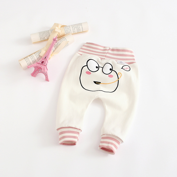 Kūdikių kelnytės su animaciniu raštu, aukštas liemuo, elastinga juosta, 95% medvilnė, Silver Fox veliūras, stori ir šilti pavasariui rudeniui žiemai