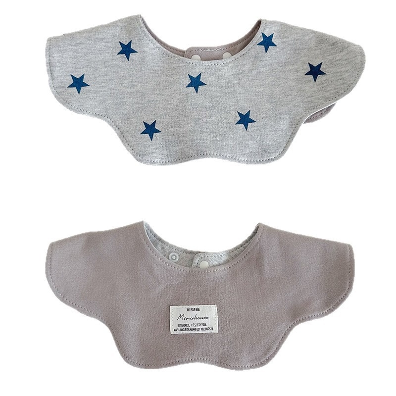 Dvostrani pamučni dječji podbradnik, upijajući, unisex, za djecu od 0 do 2 godine