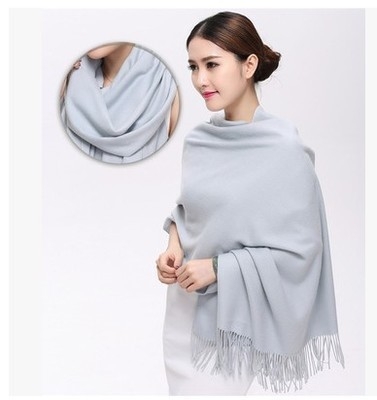 Šal od imitacijskog kašmira, warp pletenje, topao zimi, vintage kineski stil, našiven logotip