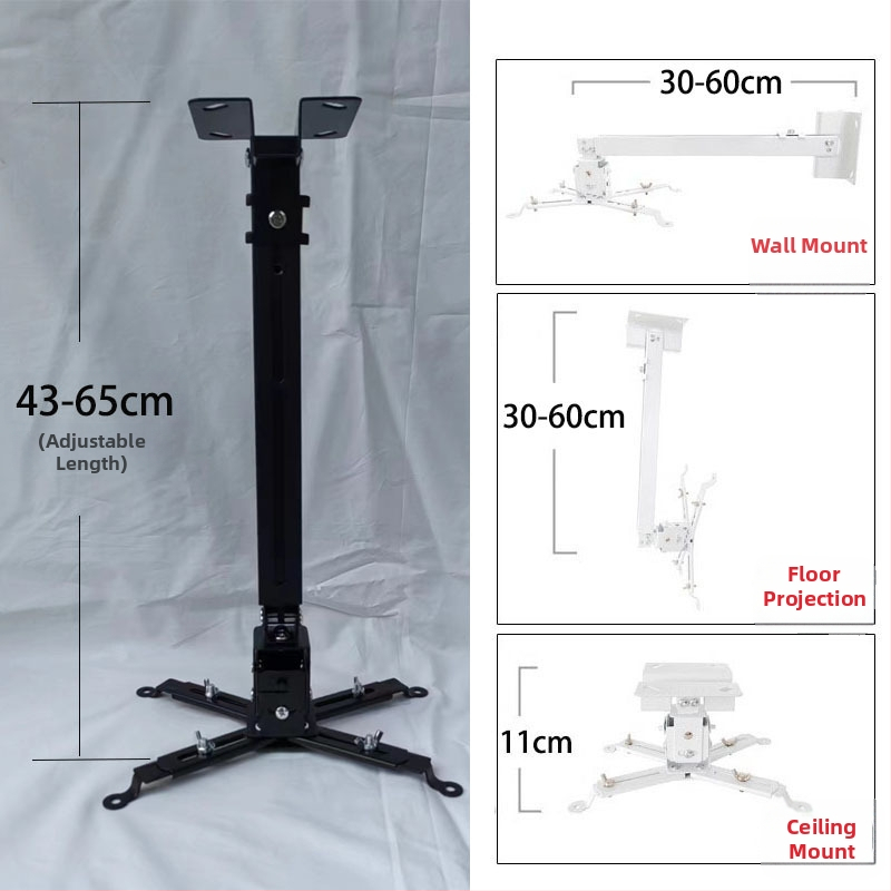 Teleskopinis universalus projektoriaus laikiklis luboms, sienai arba grindims – suderinamas su BenQ ir Epson