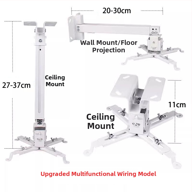 Teleskopinis universalus projektoriaus laikiklis luboms, sienai arba grindims – suderinamas su BenQ ir Epson