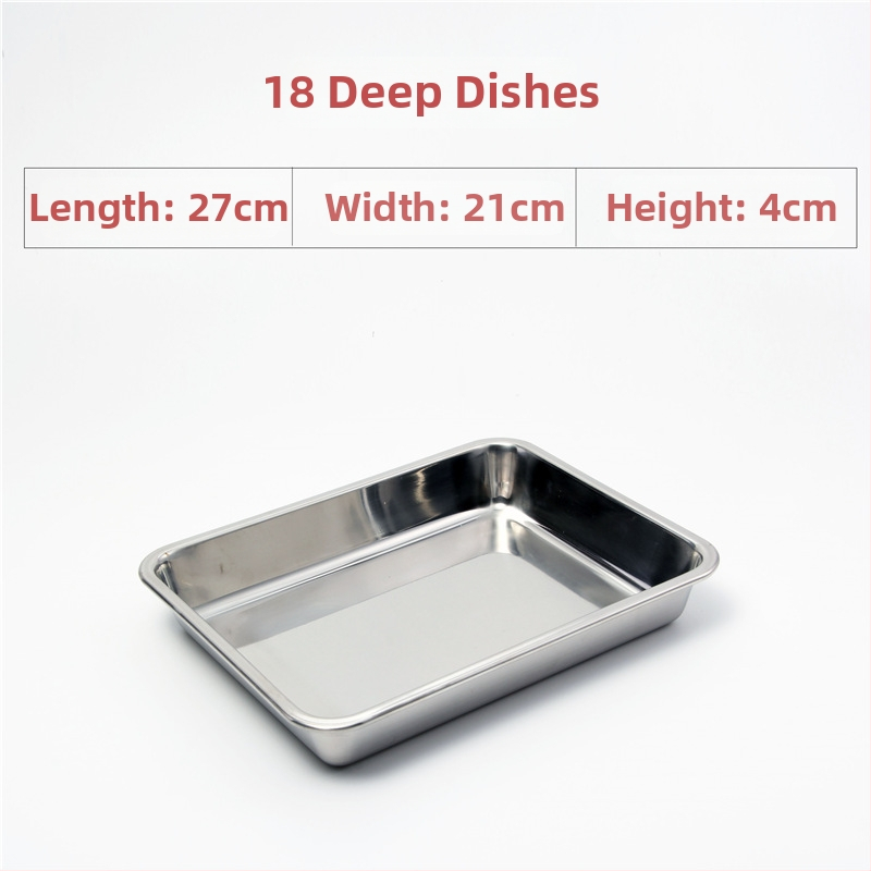 Nerđajući čelični četverokutni pladanj s mrežicom za odvod, filtriranje ulja, elektroplatirani završetak, pogodna za mikrovalnu pećnicu