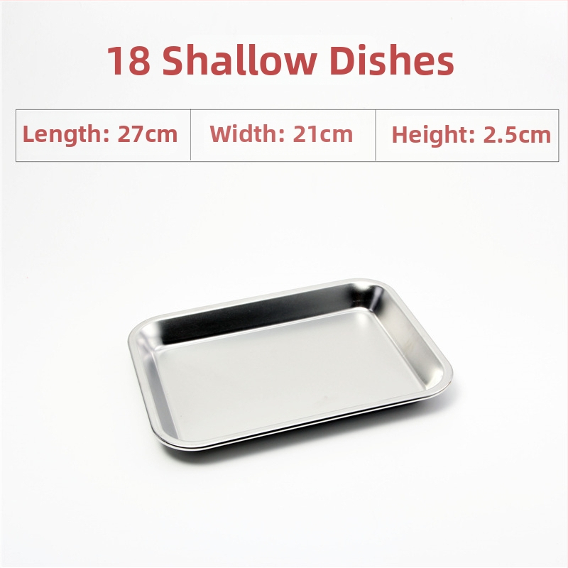 Nerđajući čelični četverokutni pladanj s mrežicom za odvod, filtriranje ulja, elektroplatirani završetak, pogodna za mikrovalnu pećnicu