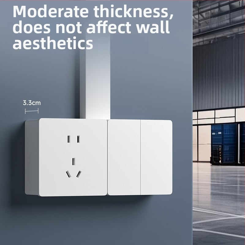 86-tüüpi pindmontaažiga ühenduskast, PVC alus, seina lüliti ja pistiku jaoks — International Electrician