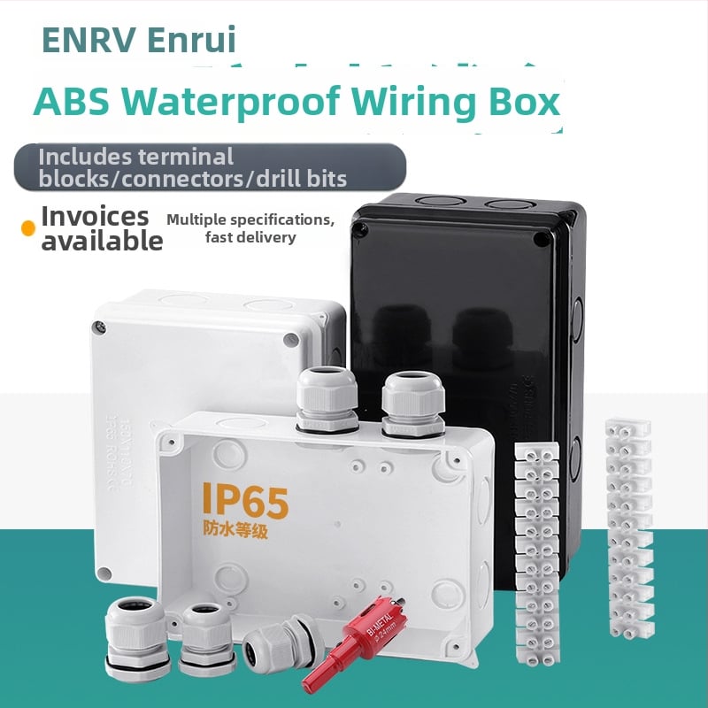 ABS veekindel jaotuskast välistingimustes kasutamiseks koos ühendiga