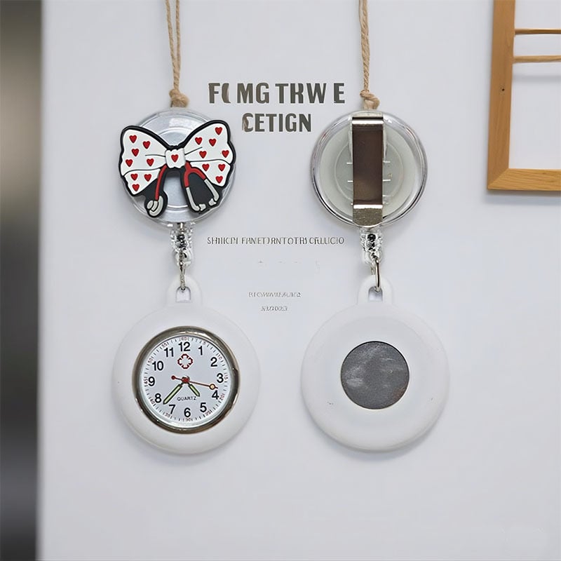 Õde käekell ümmarguse ripatsiga, analoogne liikumine kvarts Seagull Z618, plastkorpus