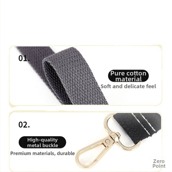 Reguleeritav kotiõlarihm, lai puuvillane pael, crossbody või õla kasutamiseks, pikendatud pikkusega