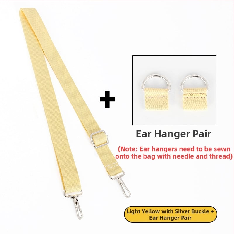 Reguleeritav kotiõlarihm, lai puuvillane pael, crossbody või õla kasutamiseks, pikendatud pikkusega