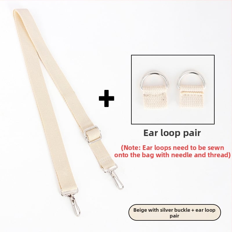 Reguleeritav kotiõlarihm, lai puuvillane pael, crossbody või õla kasutamiseks, pikendatud pikkusega