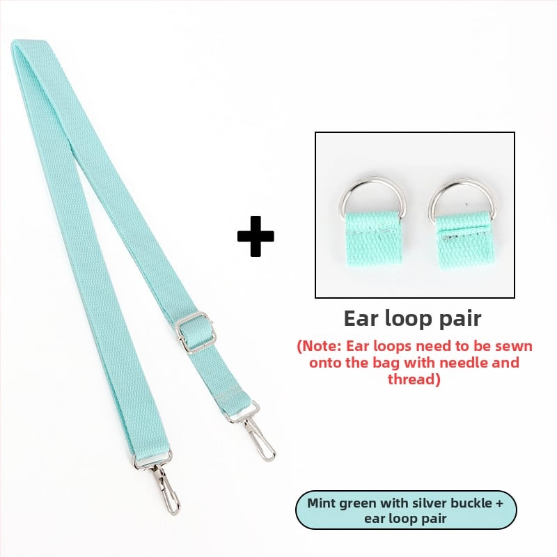 Reguleeritav kotiõlarihm, lai puuvillane pael, crossbody või õla kasutamiseks, pikendatud pikkusega