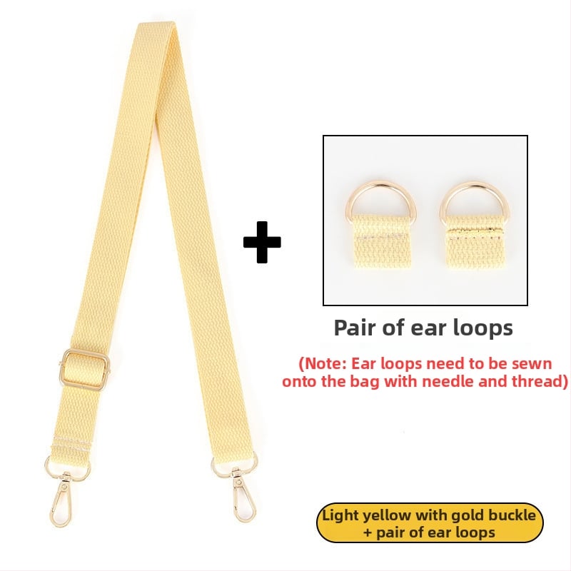 Reguleeritav kotiõlarihm, lai puuvillane pael, crossbody või õla kasutamiseks, pikendatud pikkusega