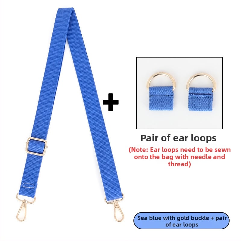 Reguleeritav kotiõlarihm, lai puuvillane pael, crossbody või õla kasutamiseks, pikendatud pikkusega