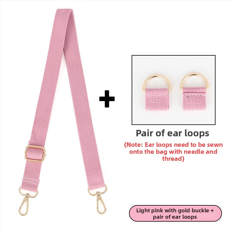 Reguleeritav kotiõlarihm, lai puuvillane pael, crossbody või õla kasutamiseks, pikendatud pikkusega