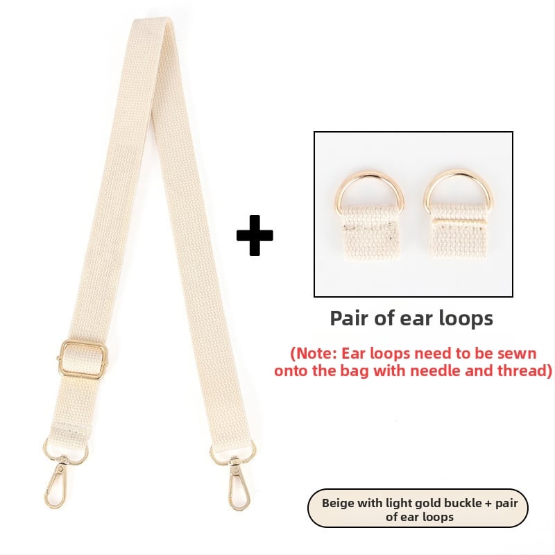 Reguleeritav kotiõlarihm, lai puuvillane pael, crossbody või õla kasutamiseks, pikendatud pikkusega