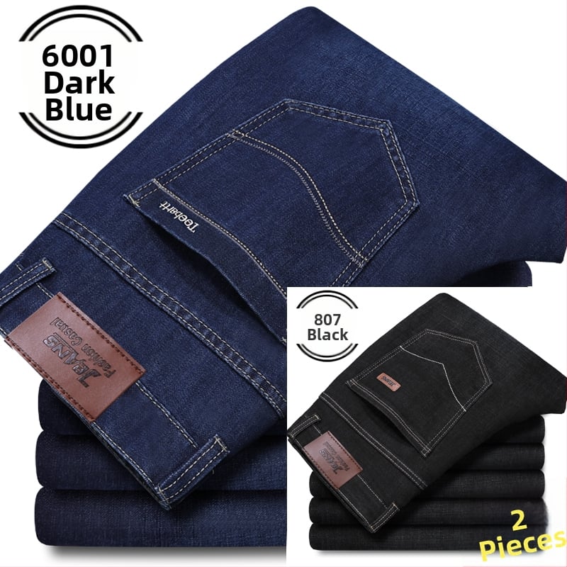 Vīriešu džinsi ar flīsu odere, bieza, taisa piegriezuma, viduklis vidējs, piemēroti visām sezonām