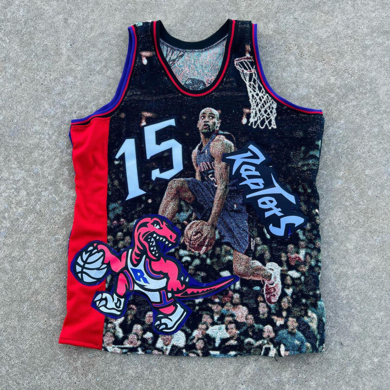 Slobodno krojeno majica-život s otiskom slova, 80% poliester, digitalni tisk, lagano ljetno sportsko top s umetnutim džepom, pravokutni rub