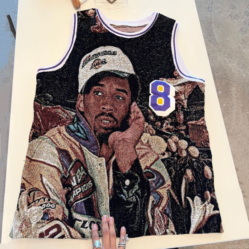 Slobodno krojeno majica-život s otiskom slova, 80% poliester, digitalni tisk, lagano ljetno sportsko top s umetnutim džepom, pravokutni rub