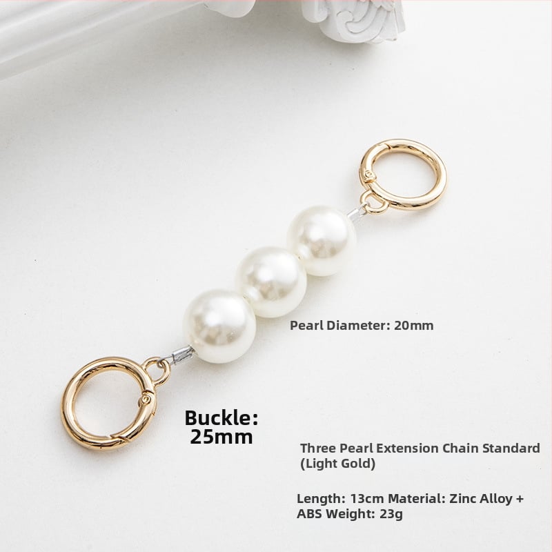 Koti õlarihm metallist ahelaga laiendusega, kerge asendushihn, ühevärviline muster, värske ja magus stiil