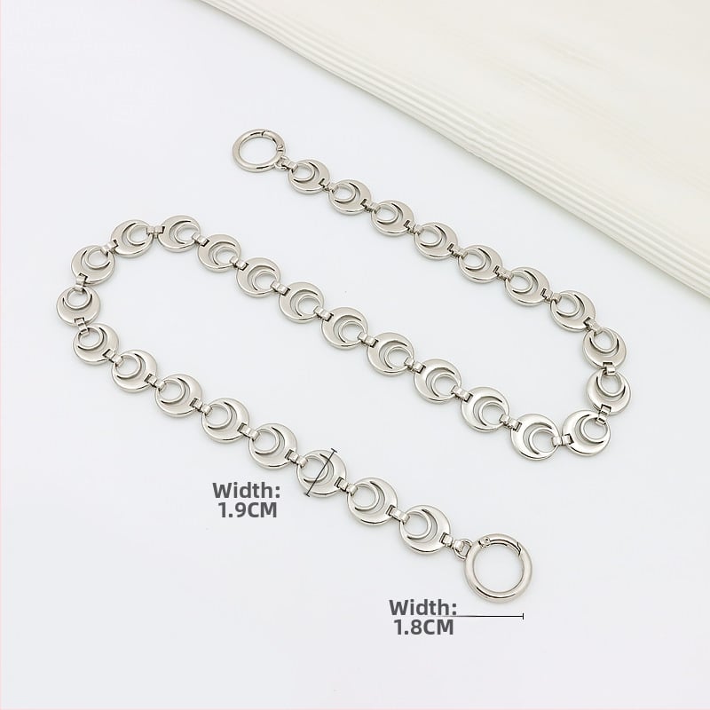 Koti õlarihm pikendatava ahelaga – metall, laiendus, tähtedega muster, kevad 2024