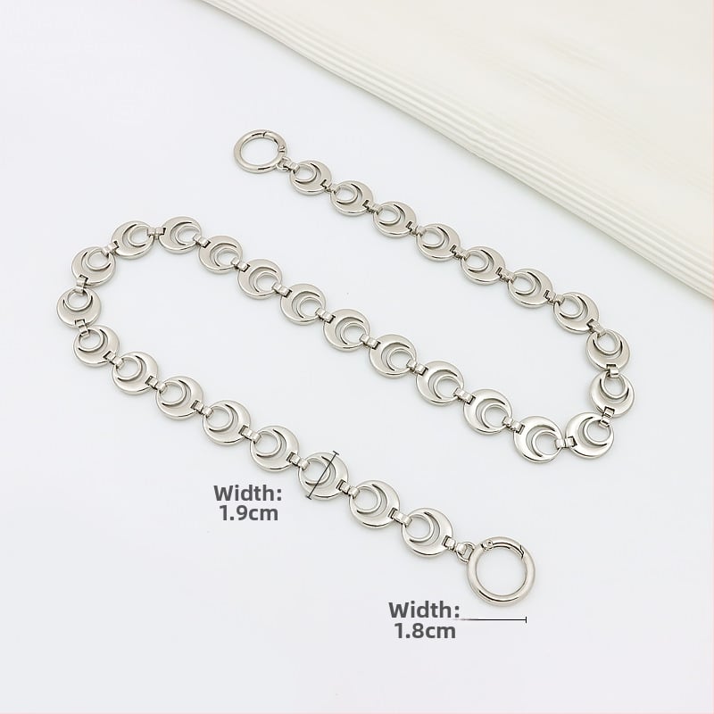 Koti õlarihm pikendatava ahelaga – metall, laiendus, tähtedega muster, kevad 2024