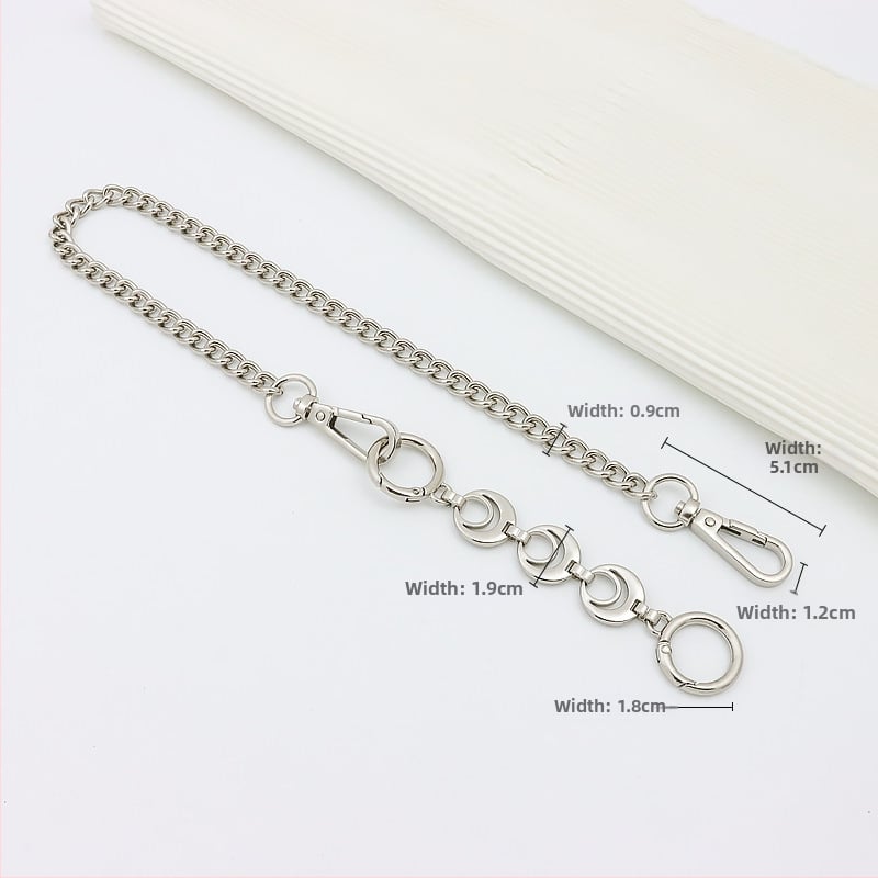 Koti õlarihm pikendatava ahelaga – metall, laiendus, tähtedega muster, kevad 2024