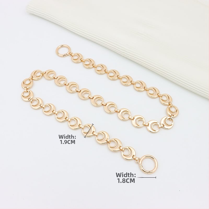 Koti õlarihm pikendatava ahelaga – metall, laiendus, tähtedega muster, kevad 2024