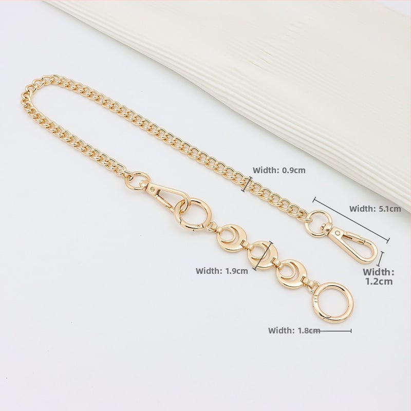 Koti õlarihm pikendatava ahelaga – metall, laiendus, tähtedega muster, kevad 2024