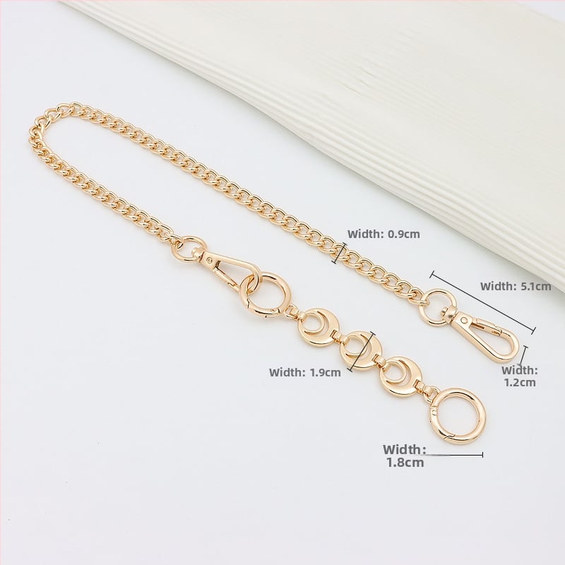 Koti õlarihm pikendatava ahelaga – metall, laiendus, tähtedega muster, kevad 2024