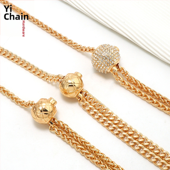 Yilian kotiõlarihm, tsink sulamiga pallidega ahel, reguleeritav, vastupidav kulumisele, venitatav, koti jaoks