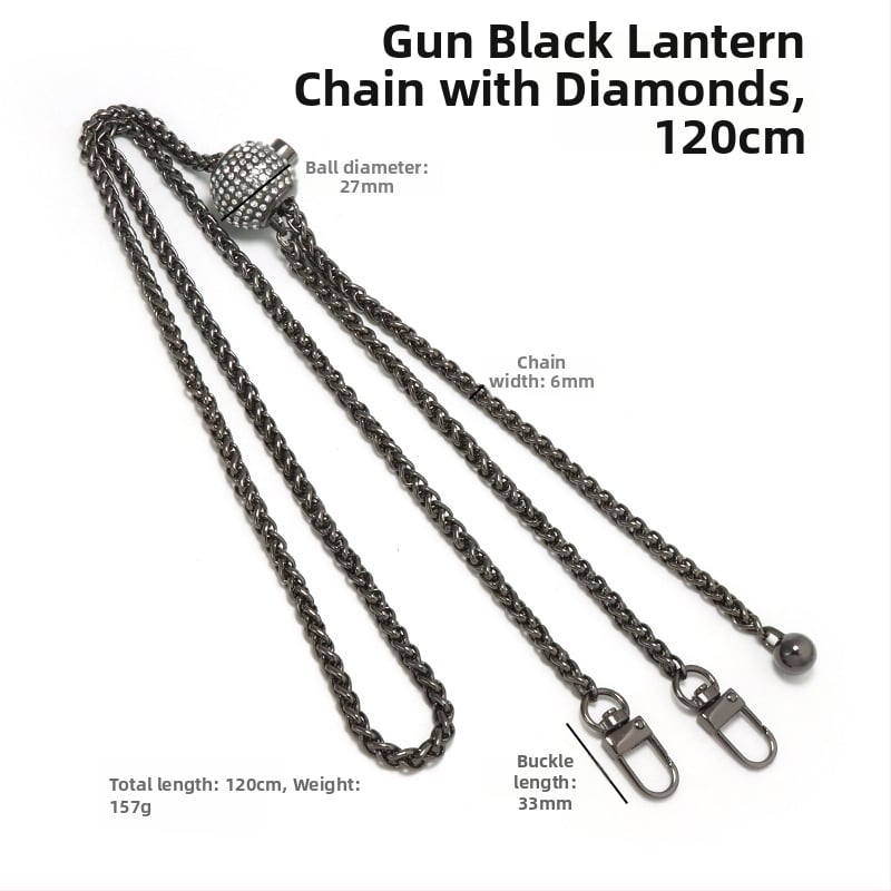 Yilian kotiõlarihm, tsink sulamiga pallidega ahel, reguleeritav, vastupidav kulumisele, venitatav, koti jaoks