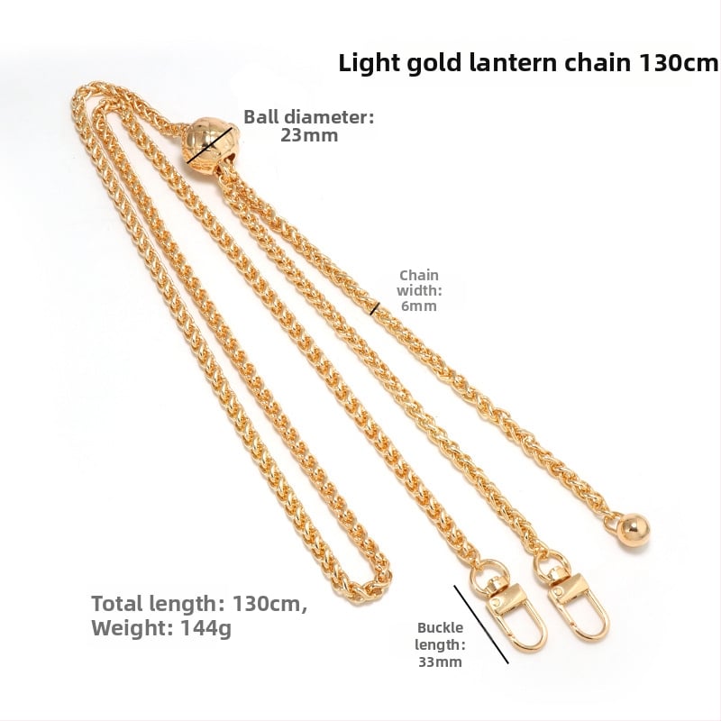 Yilian kotiõlarihm, tsink sulamiga pallidega ahel, reguleeritav, vastupidav kulumisele, venitatav, koti jaoks