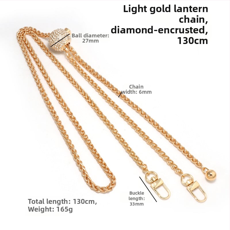 Yilian kotiõlarihm, tsink sulamiga pallidega ahel, reguleeritav, vastupidav kulumisele, venitatav, koti jaoks