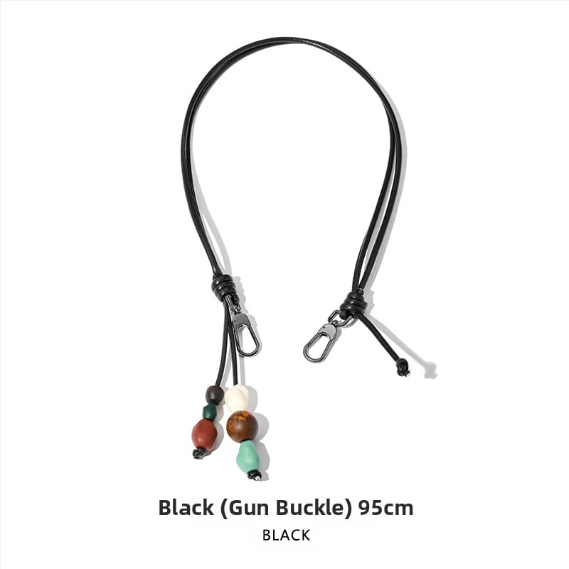 Evelyne stiilis käekoti rihm kašuu helmidega (Materjal: super kiududest valmistatud vaik; Aasta/sezon: kevad 2025; Funktsioonid: kaunistab, vähendab koormust, selja kaitse; Stiil: värske ja magus; Kategooria: käekoti/õlarihm)