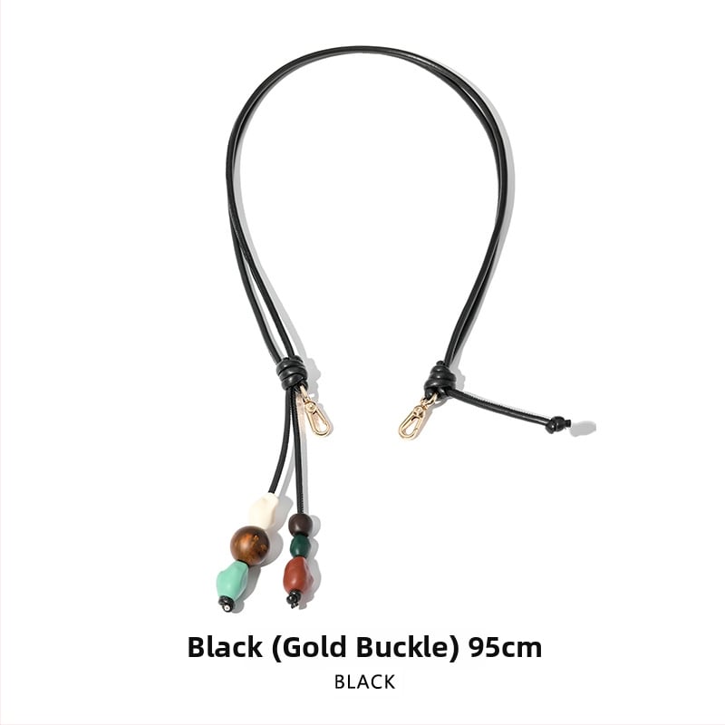 Evelyne stiilis käekoti rihm kašuu helmidega (Materjal: super kiududest valmistatud vaik; Aasta/sezon: kevad 2025; Funktsioonid: kaunistab, vähendab koormust, selja kaitse; Stiil: värske ja magus; Kategooria: käekoti/õlarihm)